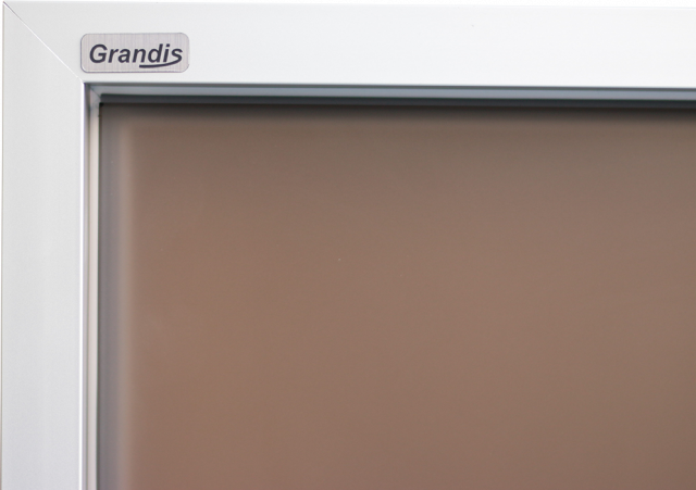 Дверь стеклянная Grandis GS 7x21 Сатин